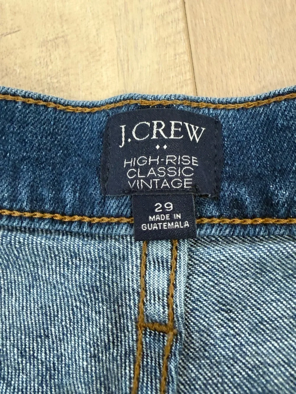 J. Crew high-rise classic vintage